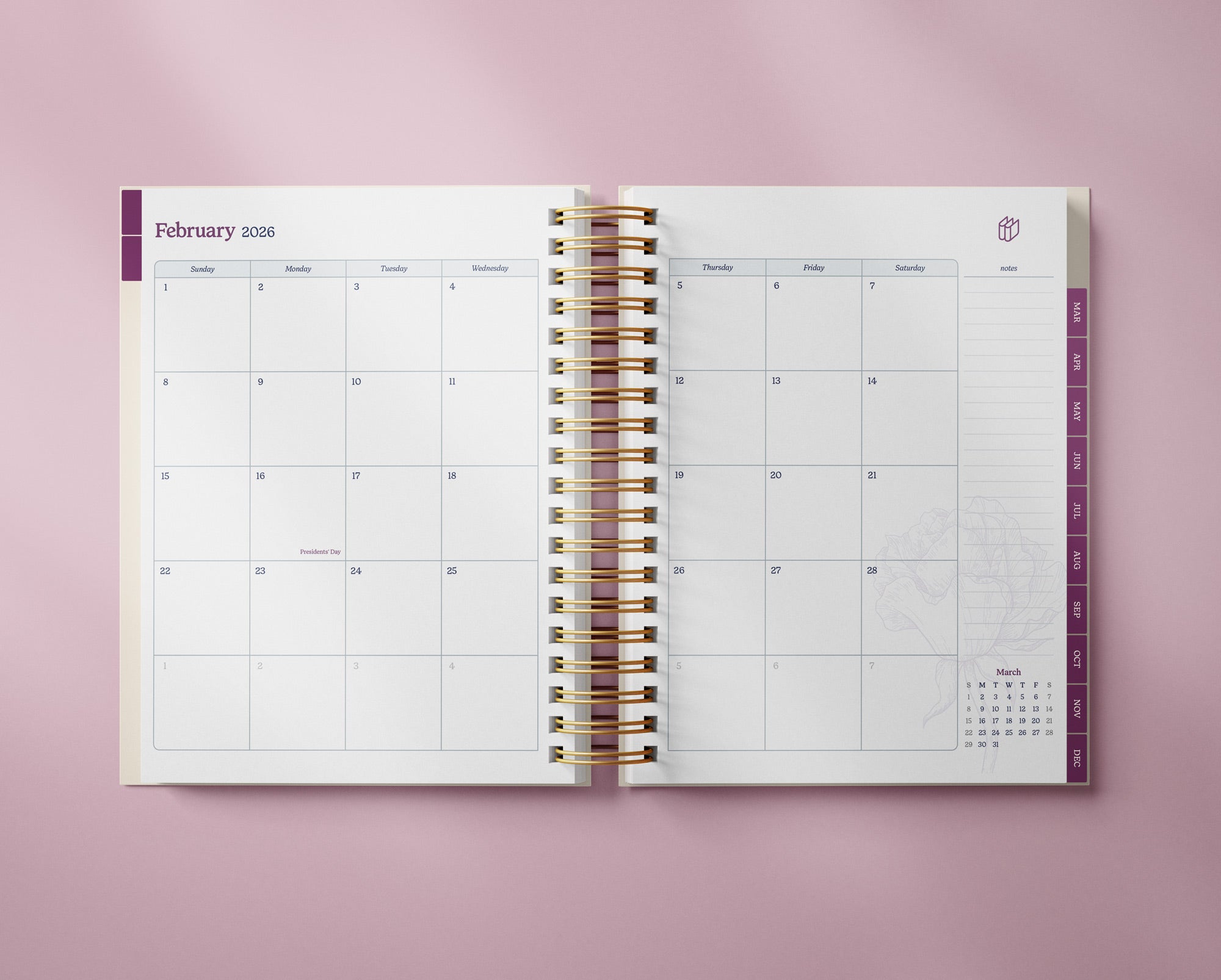 The Well Ordered Day Planner - 2026 Edition (Not Quite Perfect)