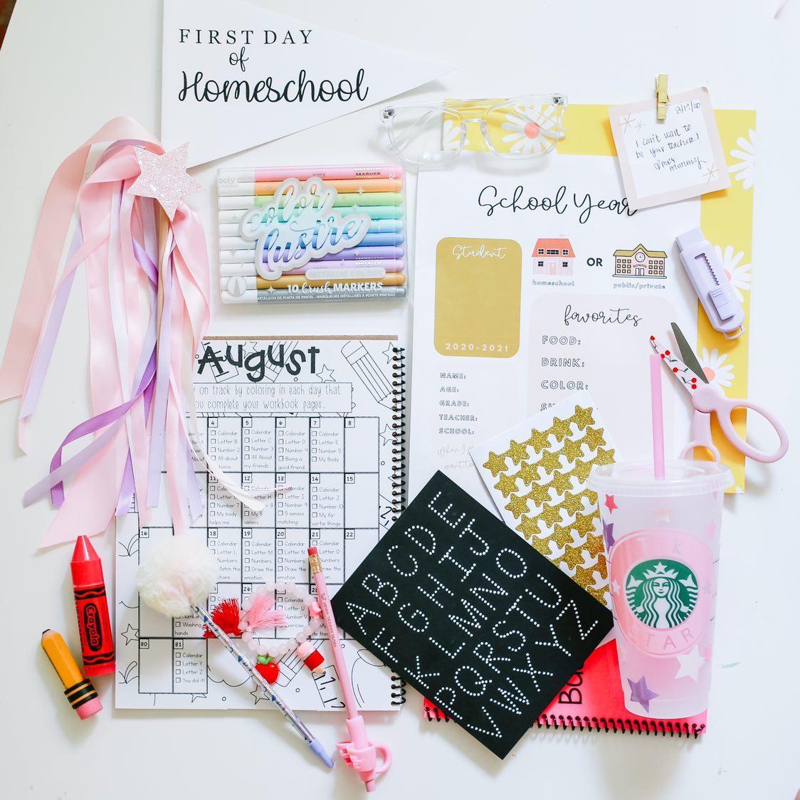 Travel Size Uppercase ABC Chalkboard