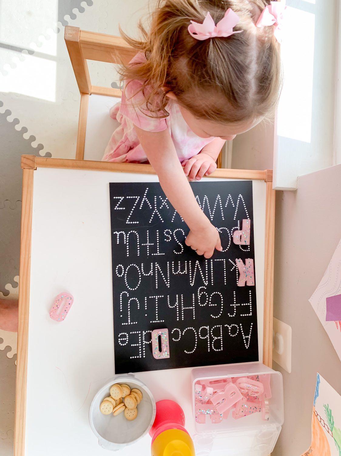 ABC Trace-n-Erase Chalkboard® (unlined)