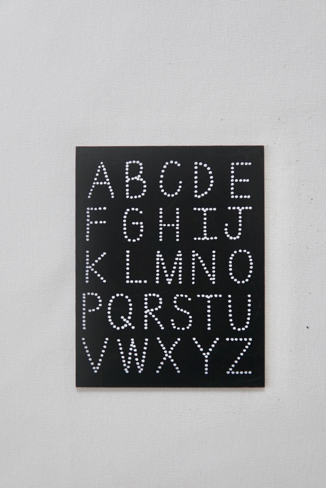 Travel Size Uppercase ABC Chalkboard