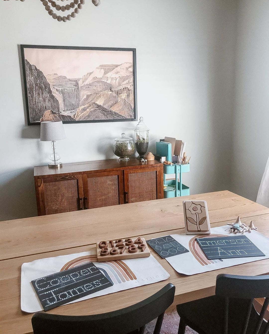 Personalized 2 Line Chalkboard (7x11)