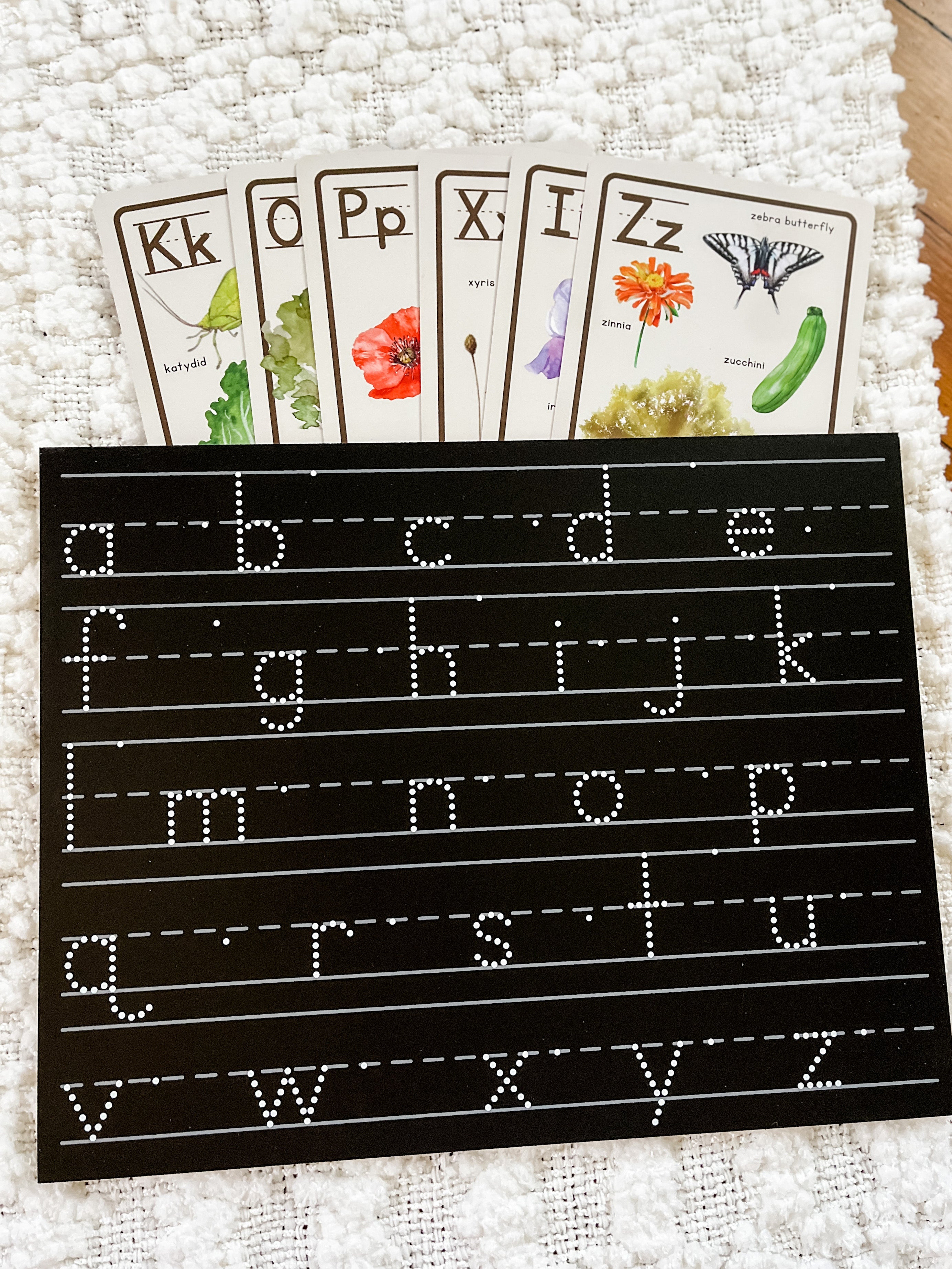 Trace-N-Write Lowercase Alphabet Chalkboard
