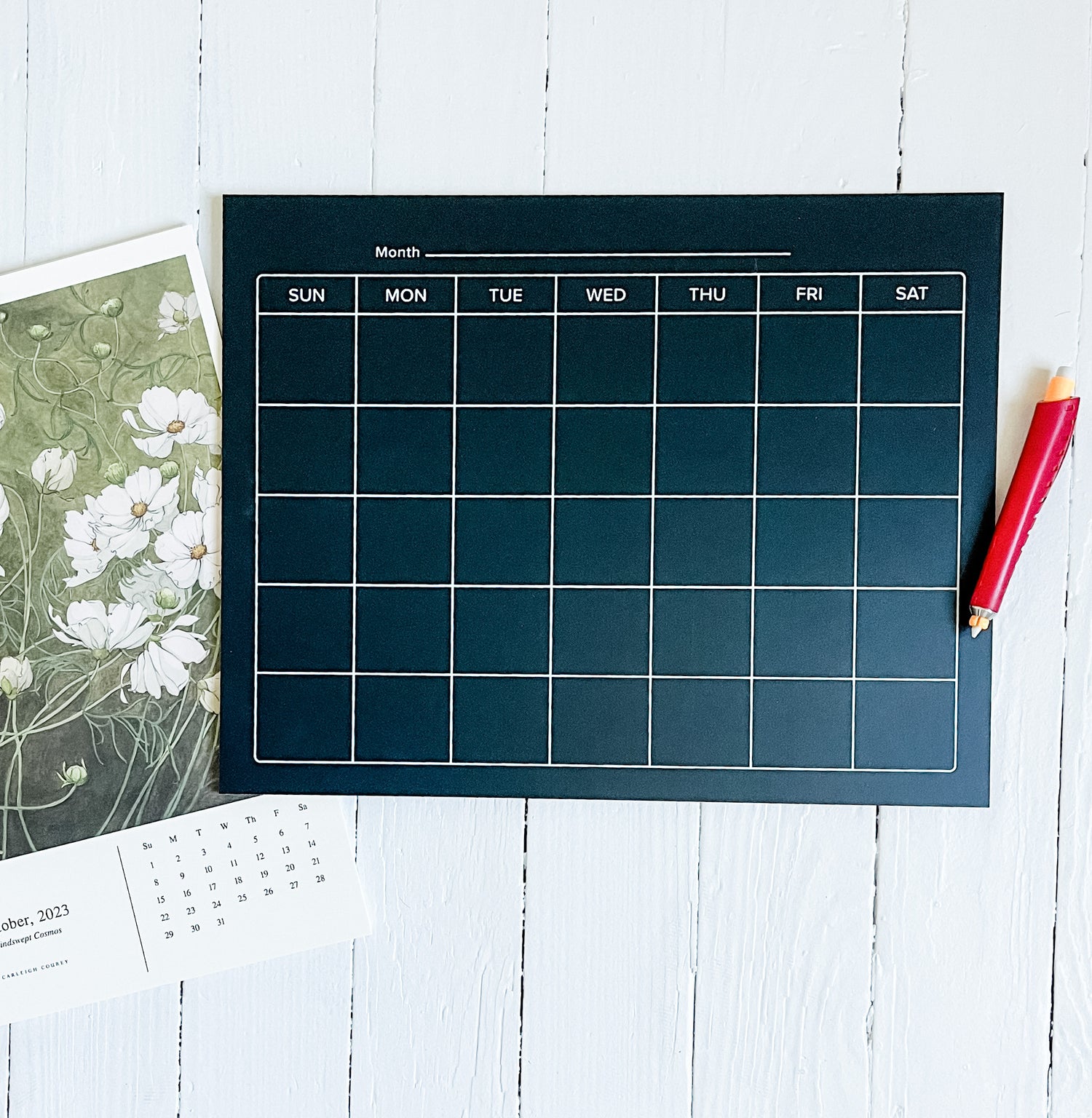 Calendar Chalkboard