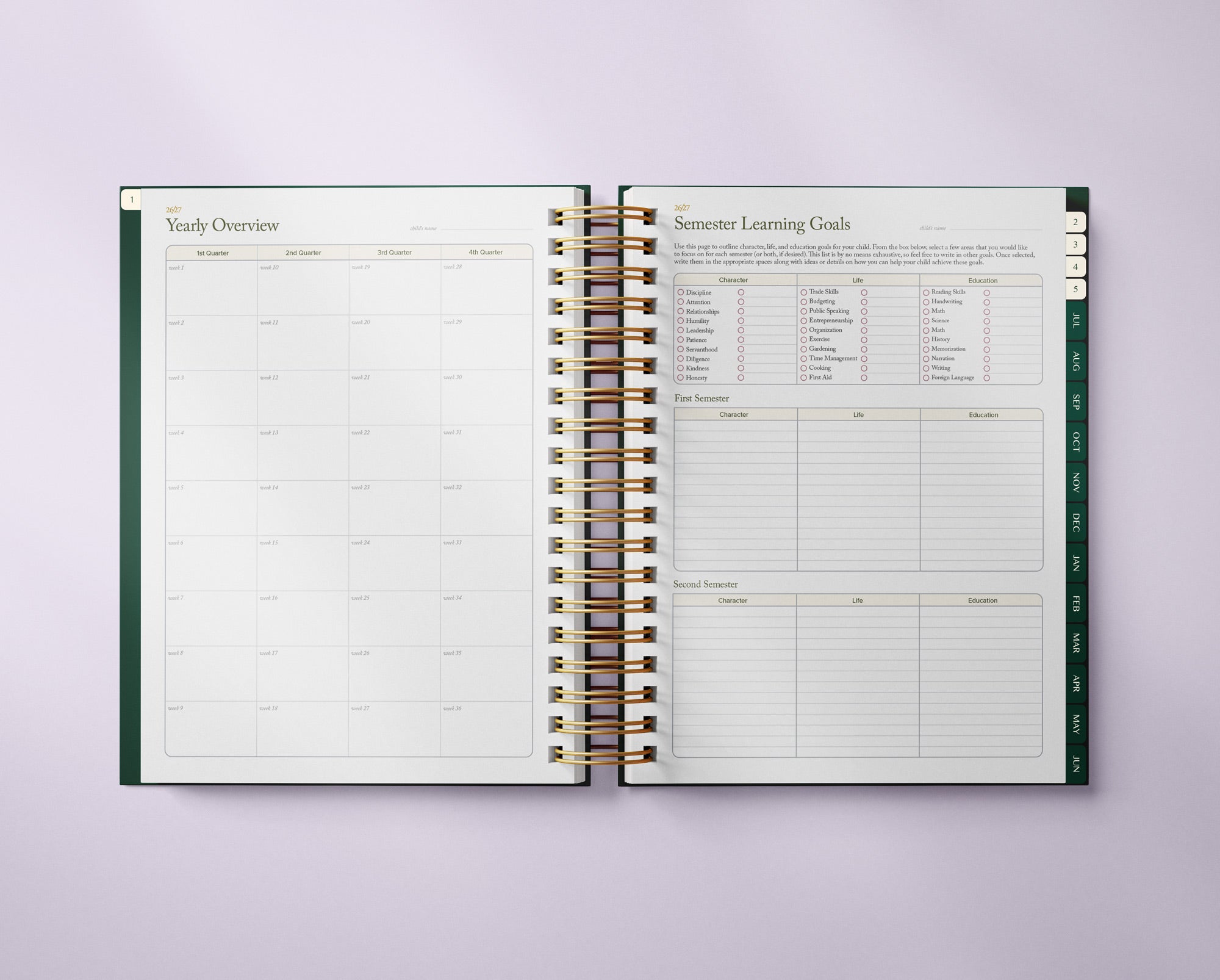 The Well Ordered Homeschool Planner - 2026-2027 Edition