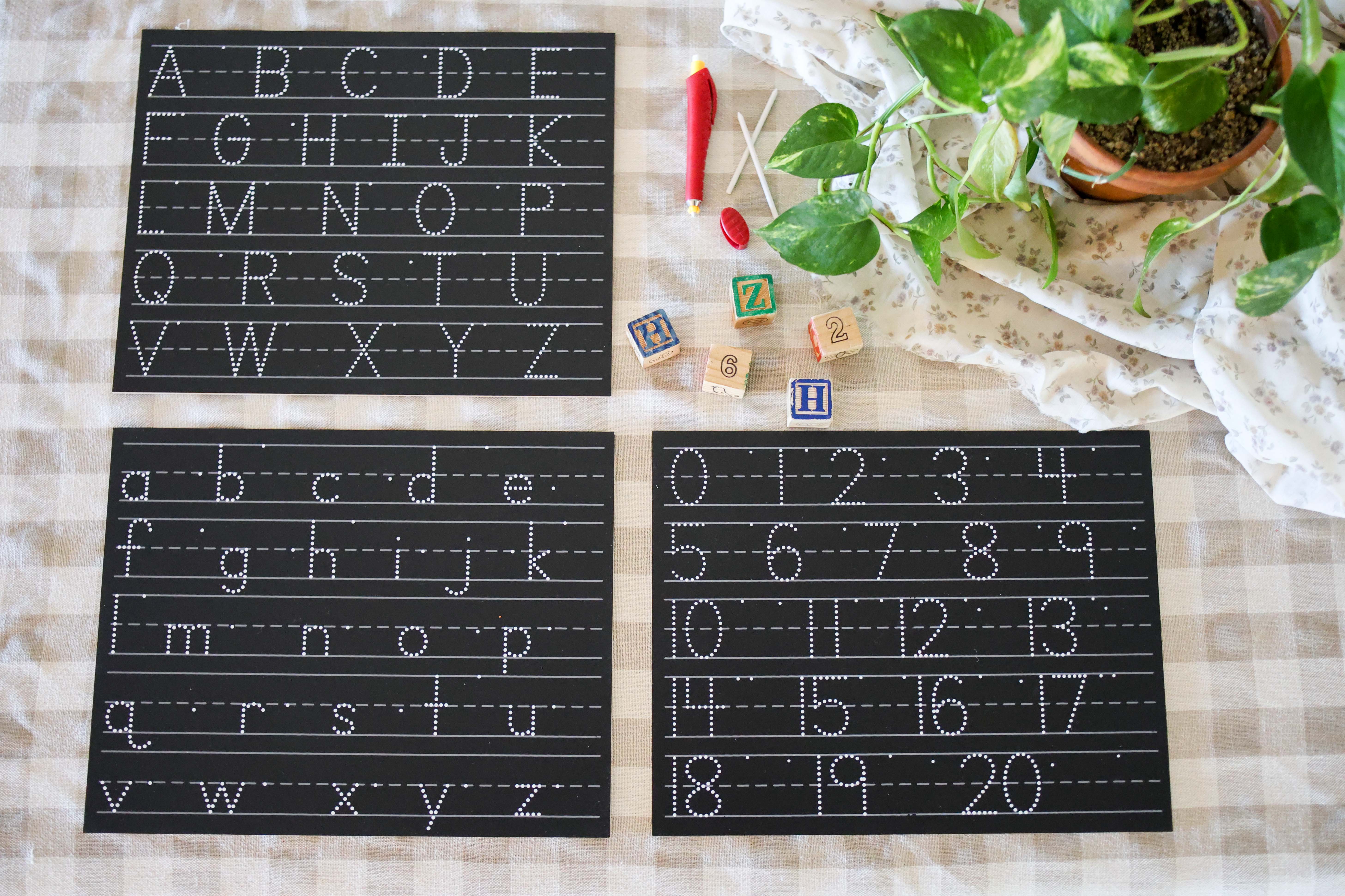 Trace-N-Write Numbers and Letters Set