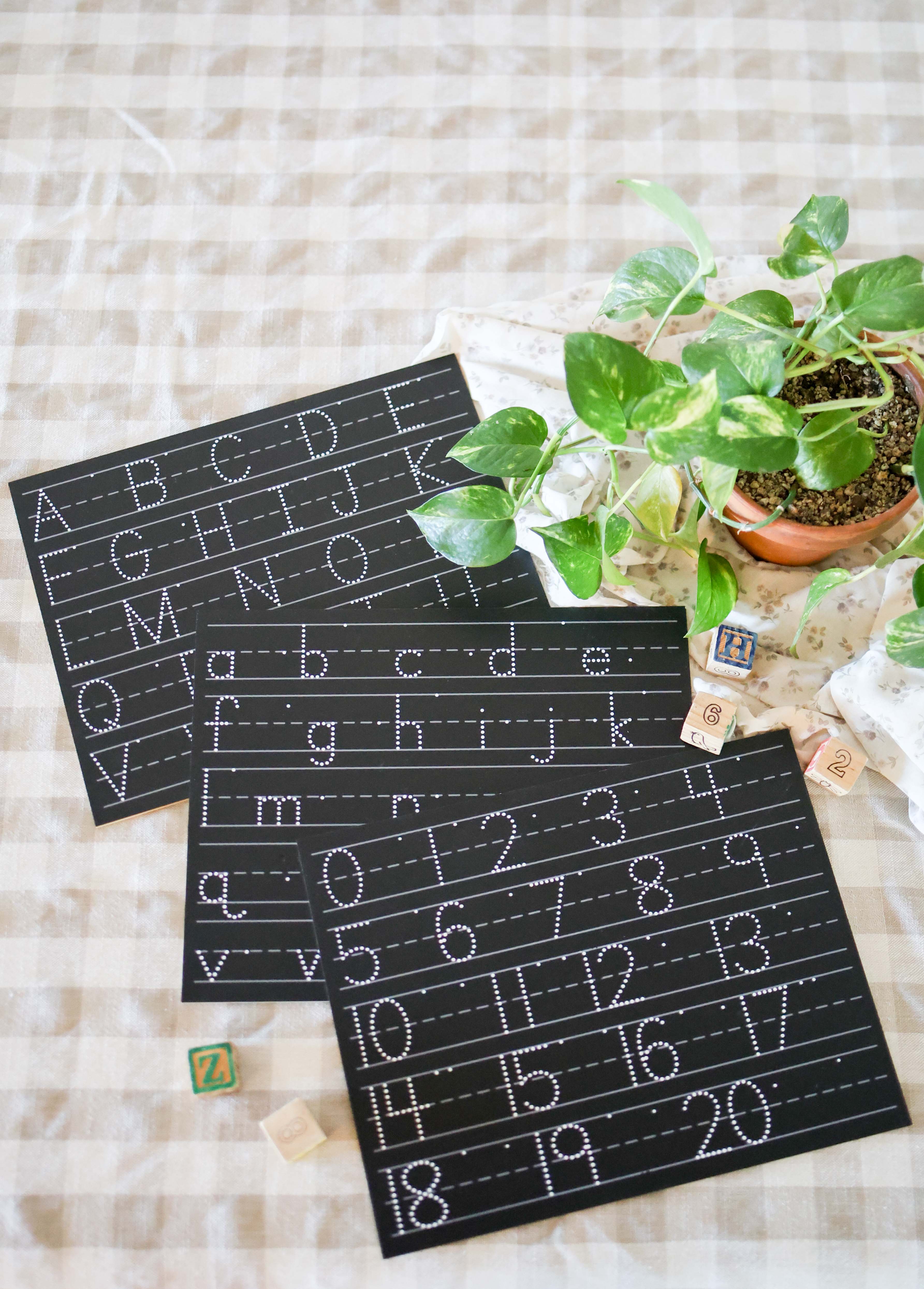 Trace-N-Write Numbers and Letters Set