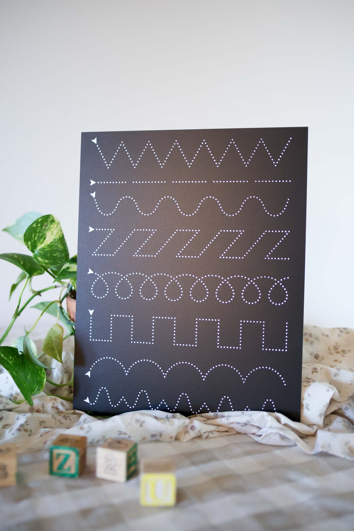Pre-Writing Doodles Trace-n-Erase Chalkboard® – Chalk Full of Design