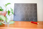 Trace-N-Write Uppercase Alphabet Chalkboard