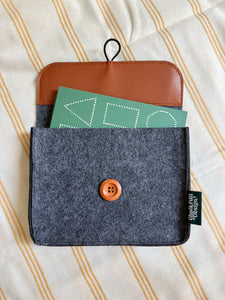 Travel Size Felt Chalkboard Bag