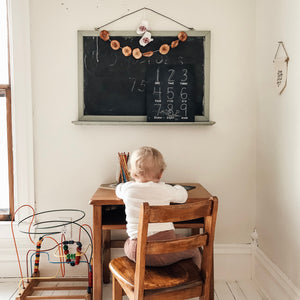 Traceable Numbers Trace-n-Erase Chalkboard® (Black)