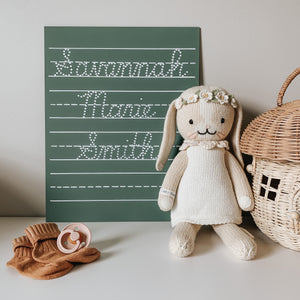 Step 3: (Cursive) Green Personalized 11x14 Trace-n-Erase Chalkboard®