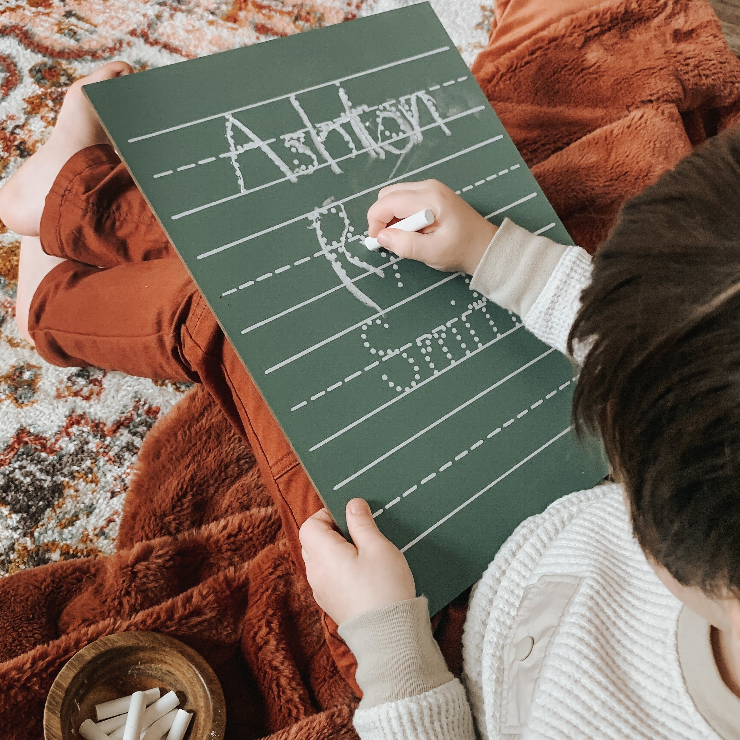 Personalized 4 Line Chalkboard (11x14)