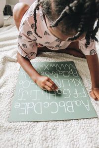 Step 1: ABC (Green) Trace-n-Erase Chalkboard®