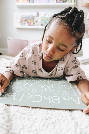 Step 1: ABC (Green) Trace-n-Erase Chalkboard®