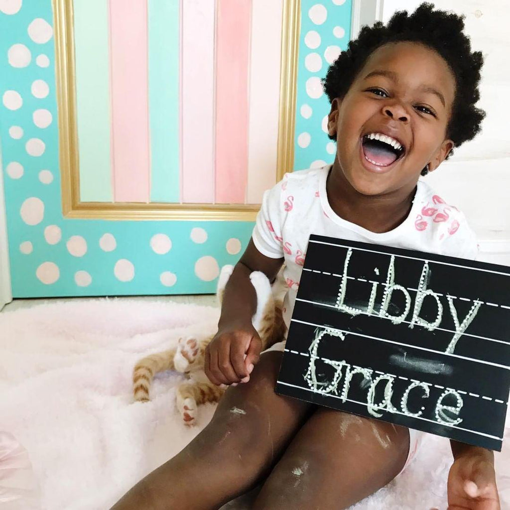 Step 1: Personalized 8x10 Trace-n-Erase Chalkboard®