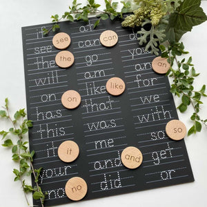 Step 4: Sight Words Trace-n-Erase Chalkboard®