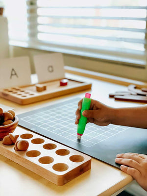 Hundreds Frame Trace-n-Erase Chalkboard®