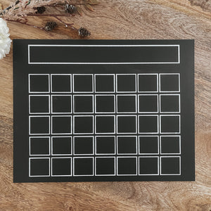 Countdown Calendar (Black)
