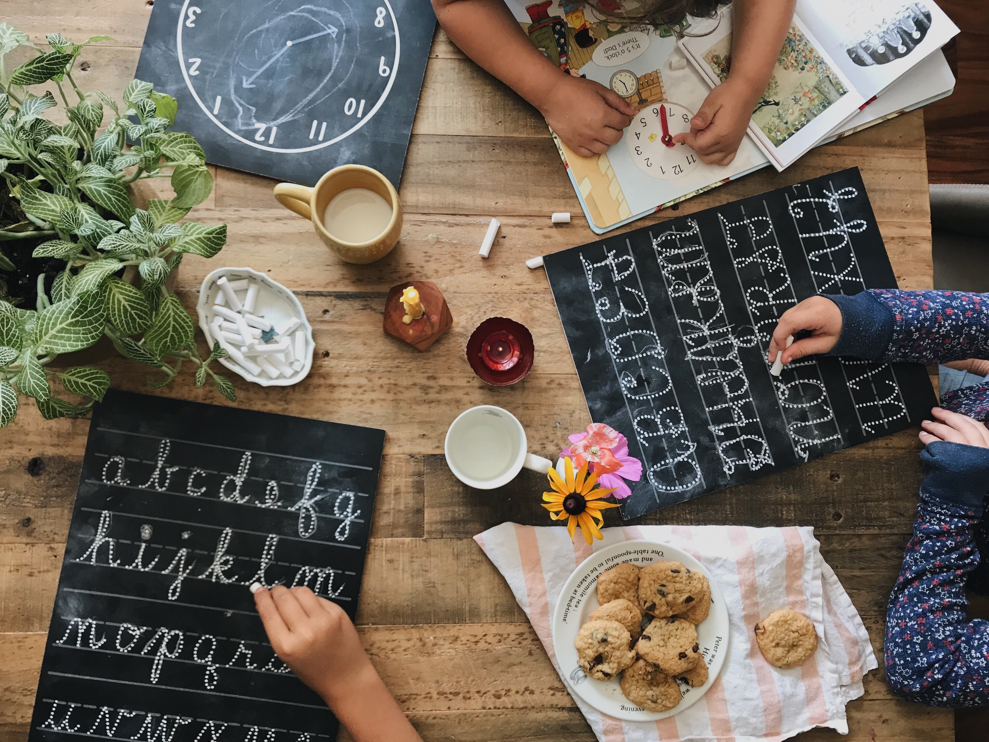 Lower Case Cursive ABC Trace-n-Erase Chalkboard®