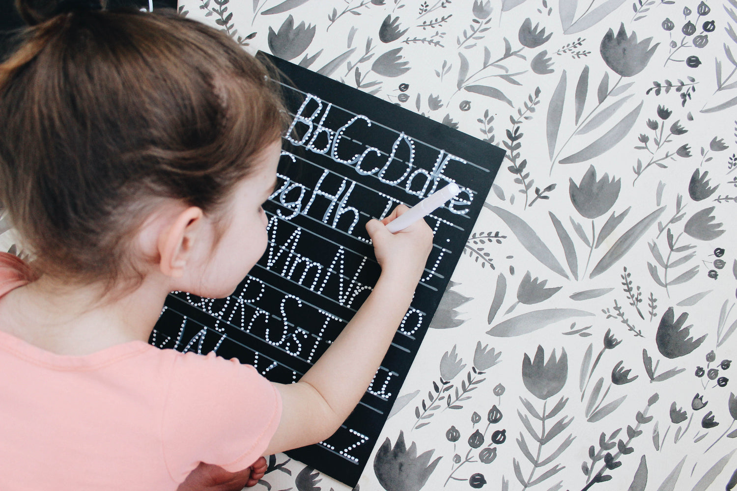 ABC Trace-n-Erase Chalkboard® (lined)