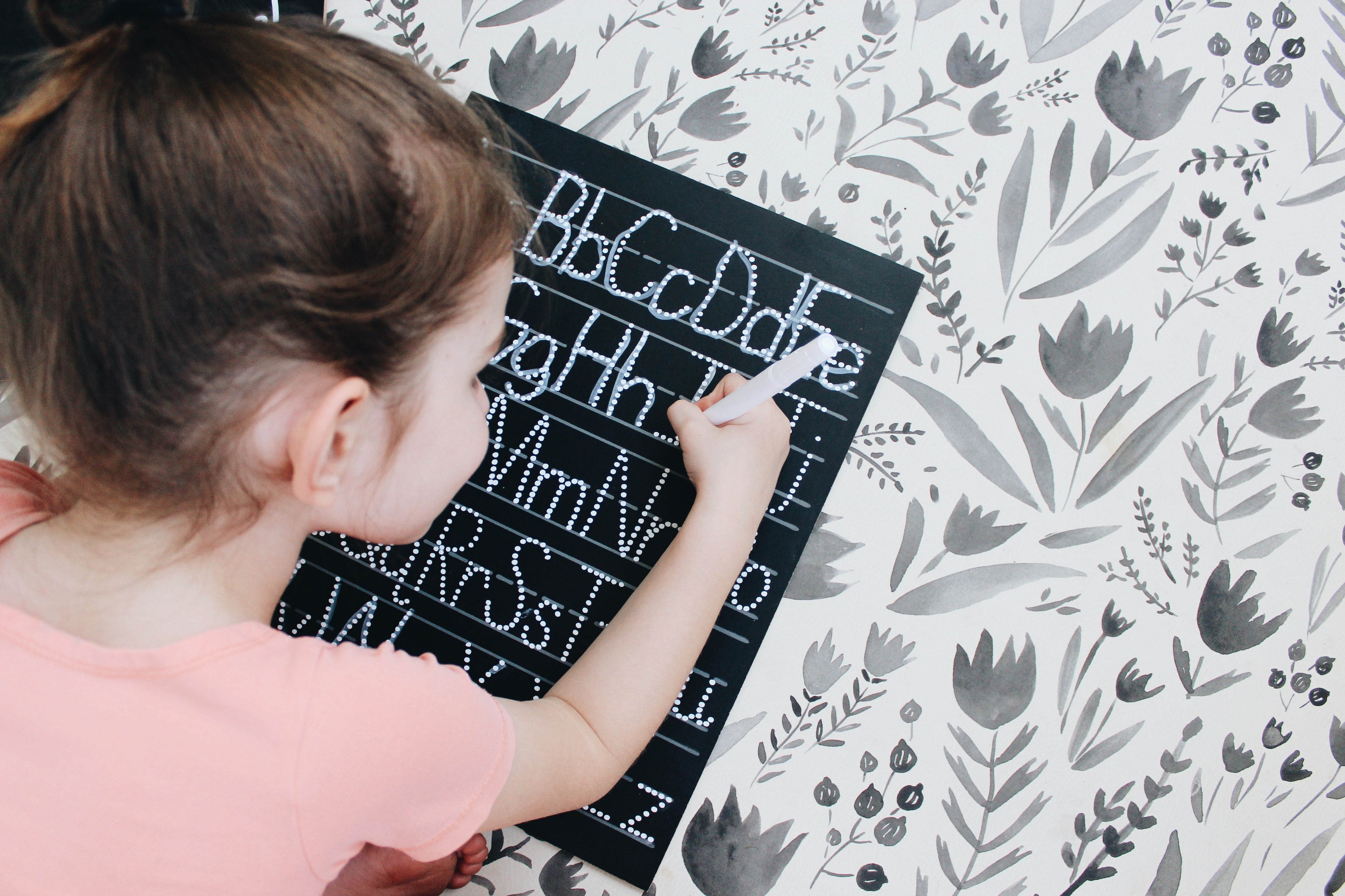 ABC Trace-n-Erase Chalkboard® (lined)