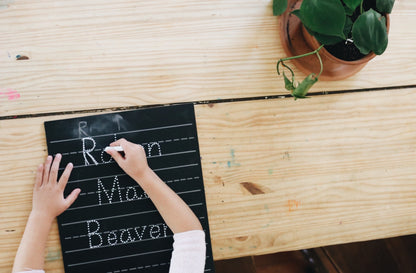 Personalized 4 Line Chalkboard (11x14)