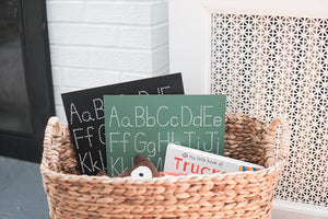 Step 1: ABC (Green) Trace-n-Erase Chalkboard®