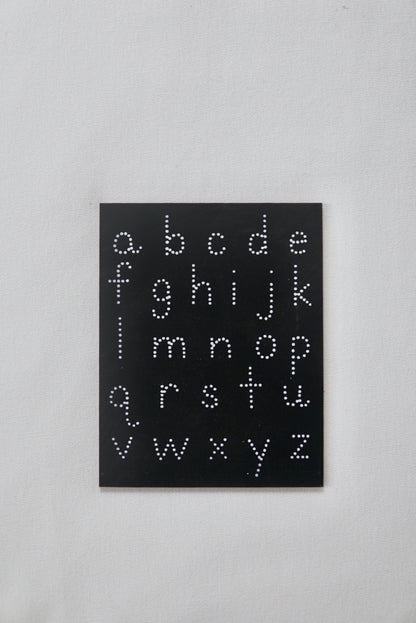 Travel Size Lowercase ABC Chalkboard