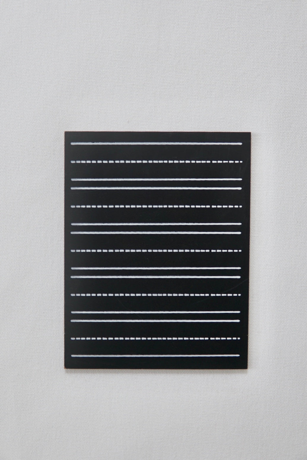 (NQP) Travel Size 5 Line Chalkboard (black)