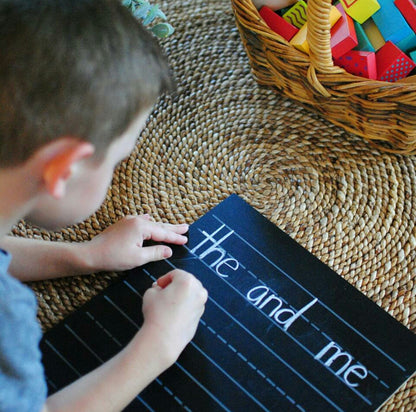 (NQP) 5 Line Trace-n-Erase Chalkboard (black)