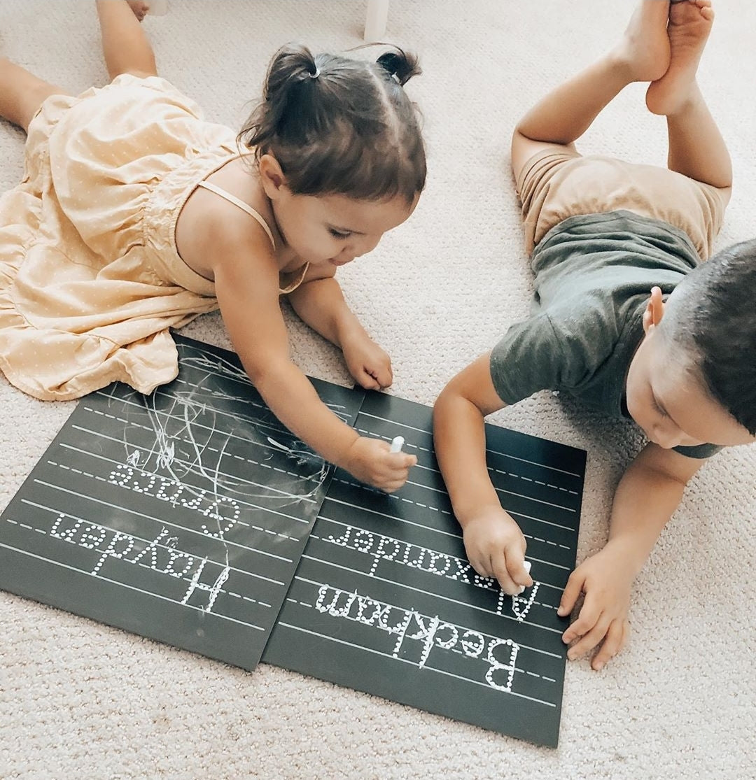Personalized 4 Line Chalkboard (11x14)