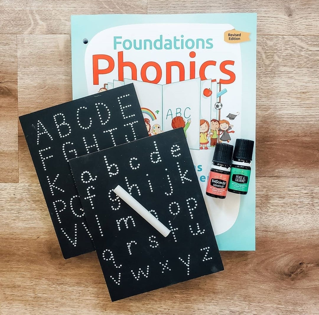 Travel Size Lowercase ABC Chalkboard