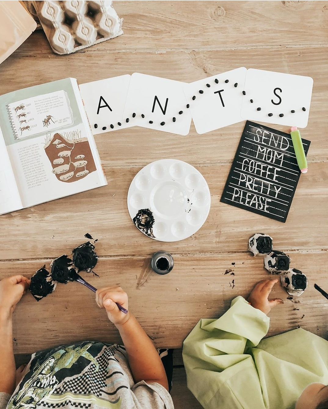 (NQP) Travel Size 5 Line Chalkboard (black)
