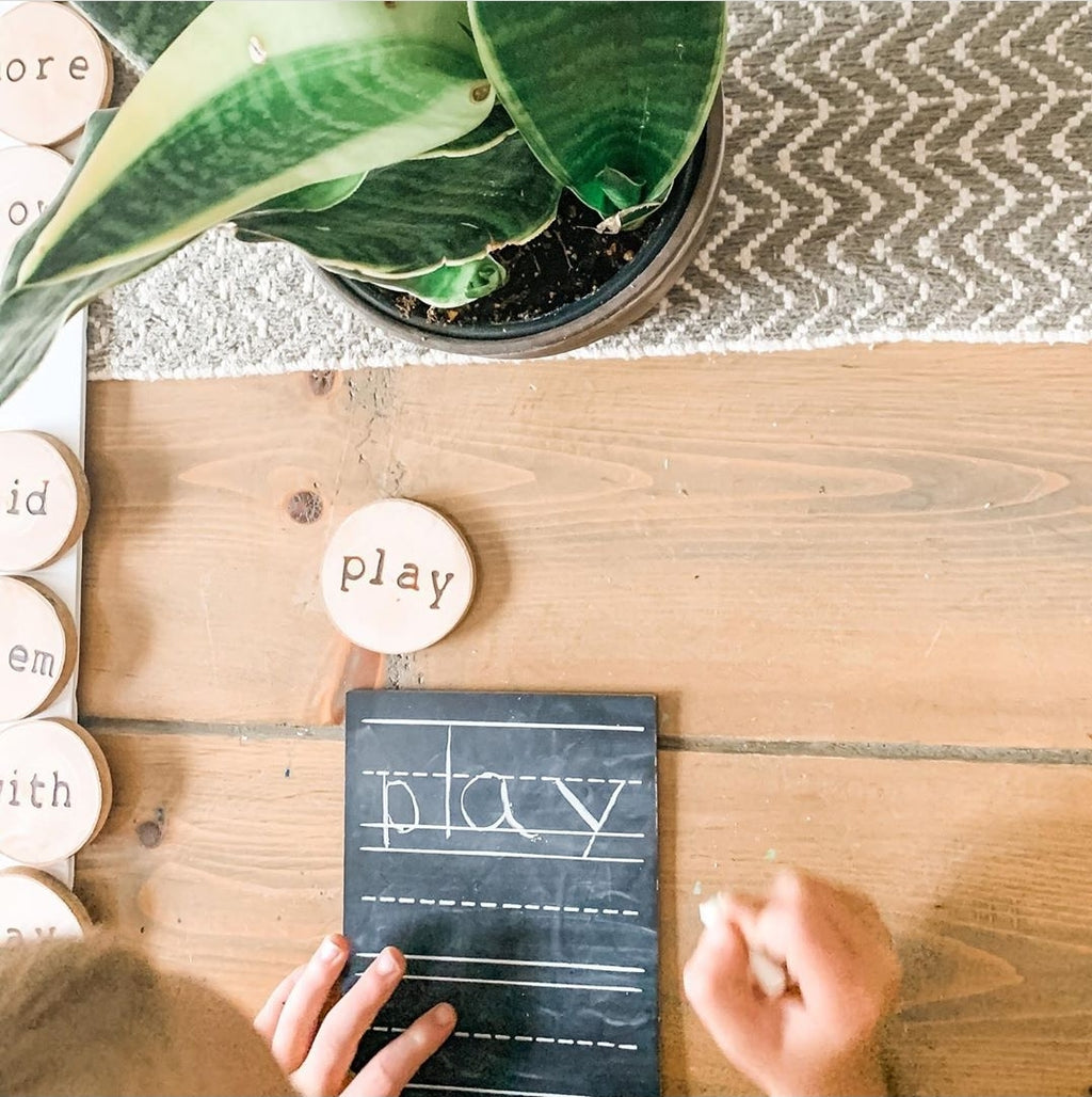 Travel Size 3 Line Chalkboard (Black)