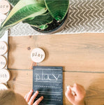 Travel Size 3 Line Chalkboard (Black)