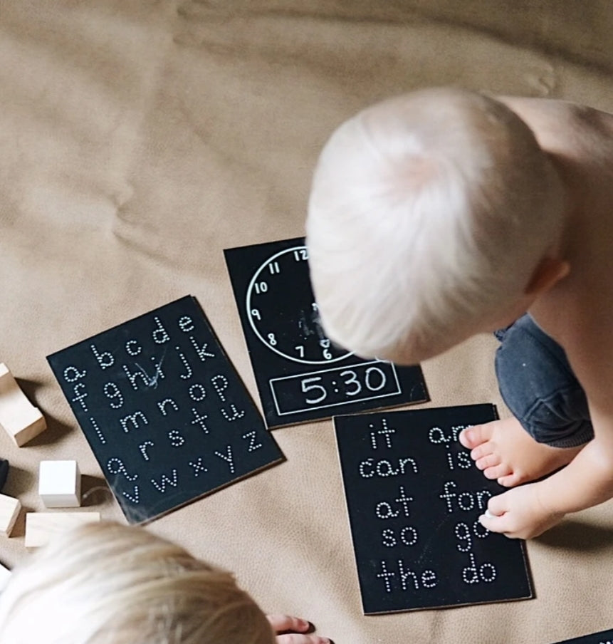 Travel Size Sight Words Chalkboard