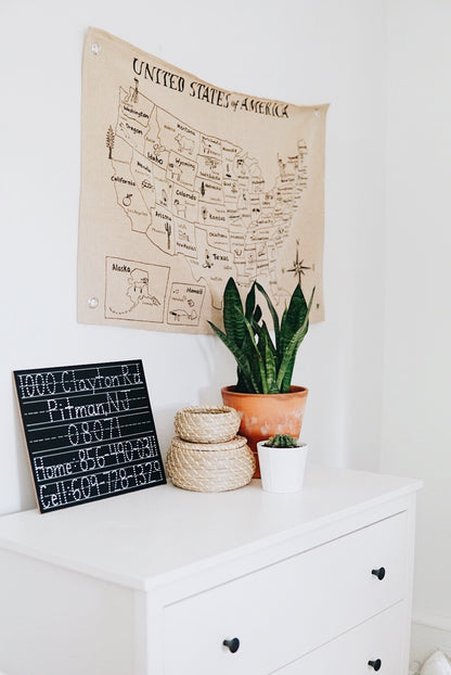 Personalized 5 Line (Extended) Chalkboard (11x14)